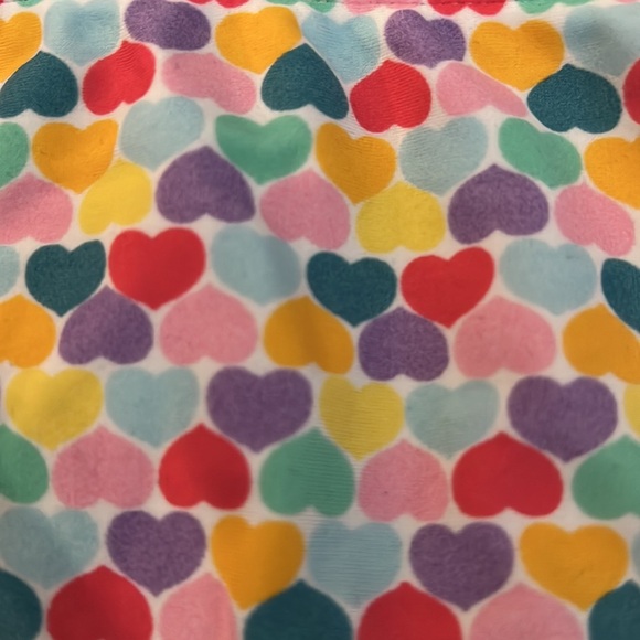 Shoshanna bikini, size M/L D (top) and XL (bottom), multicolor hearts, GUC! - Picture 2 of 8